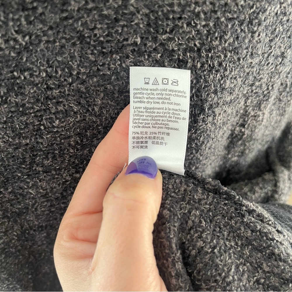 Barefoot Dreams CozyChic Lite Cardigan Grey Size XS/S - Picture 13 of 14